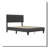 Full Size Panel Bed Frame With Adjustable Button-Tufted Headboard For Bedroom