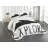 Ambesonne Adventure Bedspread Set Explore Wild Forest Black White