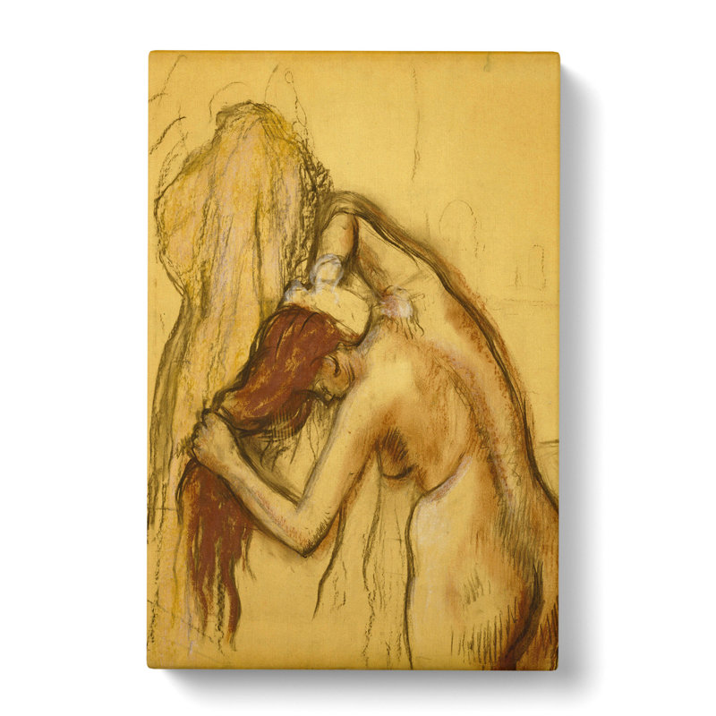 Study Of A Nude Woman Vol.4 by Edgar Degas - Wrapped Canvas Print, 40cm H x 35cm W x 3cm D