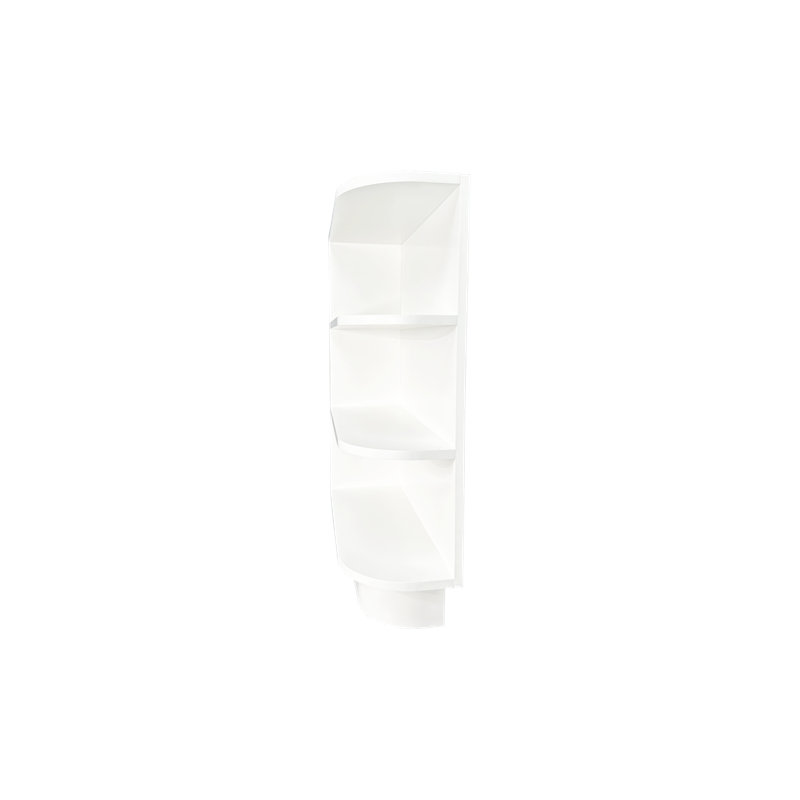 Armoire de base en contreplaqué à tablettes ouvertes l 9 po x H 34,5 po Shaker, prête à assembler