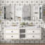 Armoire de rangement murale pour salle de bain, armoire à pharmacie, armoire de salle de bain moderne avec miroir-1339021280