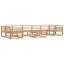  Outdoor Sofa Set 8 pcs Sectional Seating Garden Furniture Patio Modular