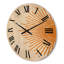 Horloge murale orange en forme de soleil orange I-63904002