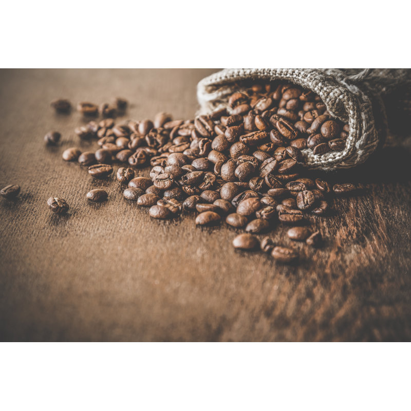 Coffee Beans - Wrapped Canvas Print, 30cm H x 46cm W x 3.8cm D
