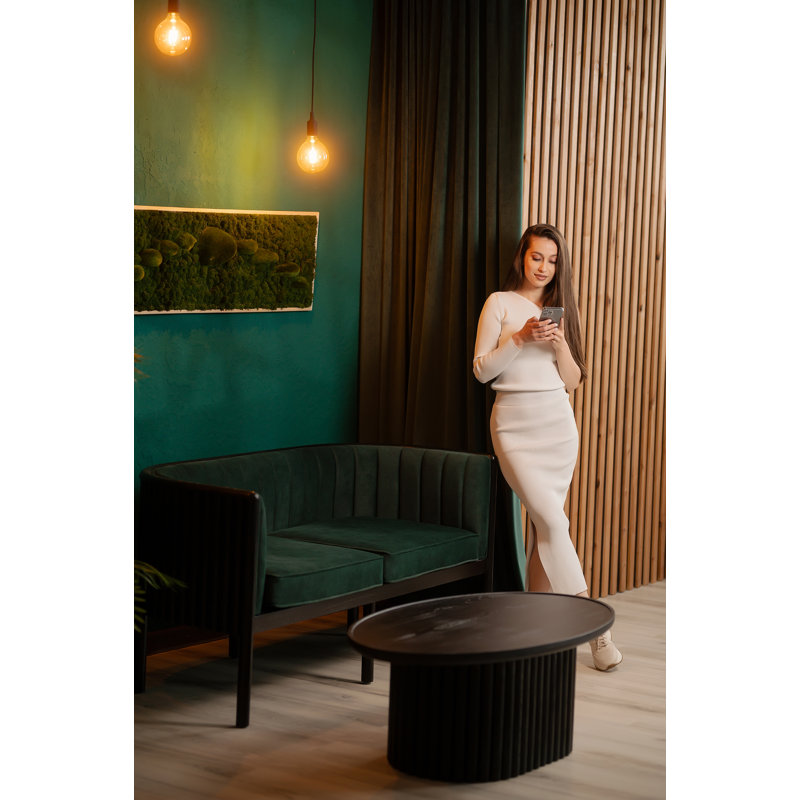 Alton Coffee Table, Matte Black