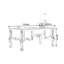 Bureau noir rétro de style français sculpté-403561074