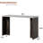 Counter Height Bar Table, Thickened Wood Tabletop, 55" L Rectangular, Seats 4–6, Modern Style for Kitchen & Dining Areas-1867496220