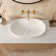 Ruvati 24.12'' Porcelain Ceramic Oval Bathroom Sink with Overflow