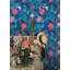 Papier peint à motif de fleurs tropicales Disney Stitch-109237119