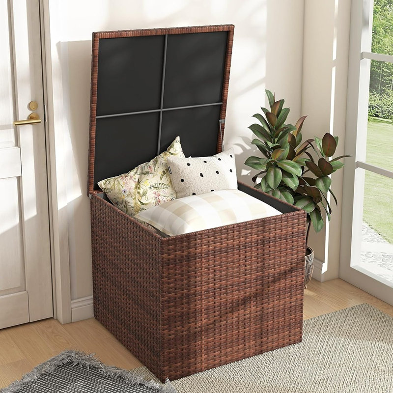 88 Gallon Deck Box, Indoor/Outdoor Storage Box ...