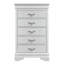 Commode Lorana, champagne argenté-967896812