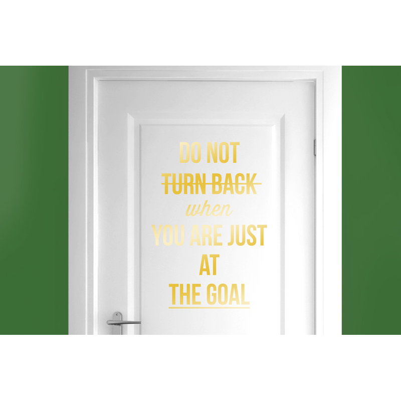 Wall Decal, Shiny Gold