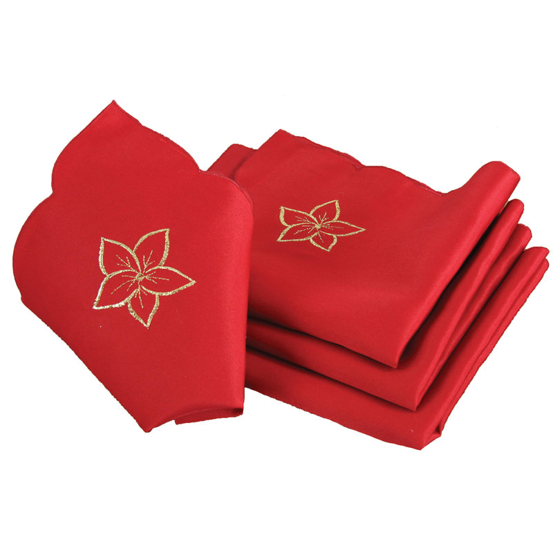 Polyester Embroidered Square Napkin