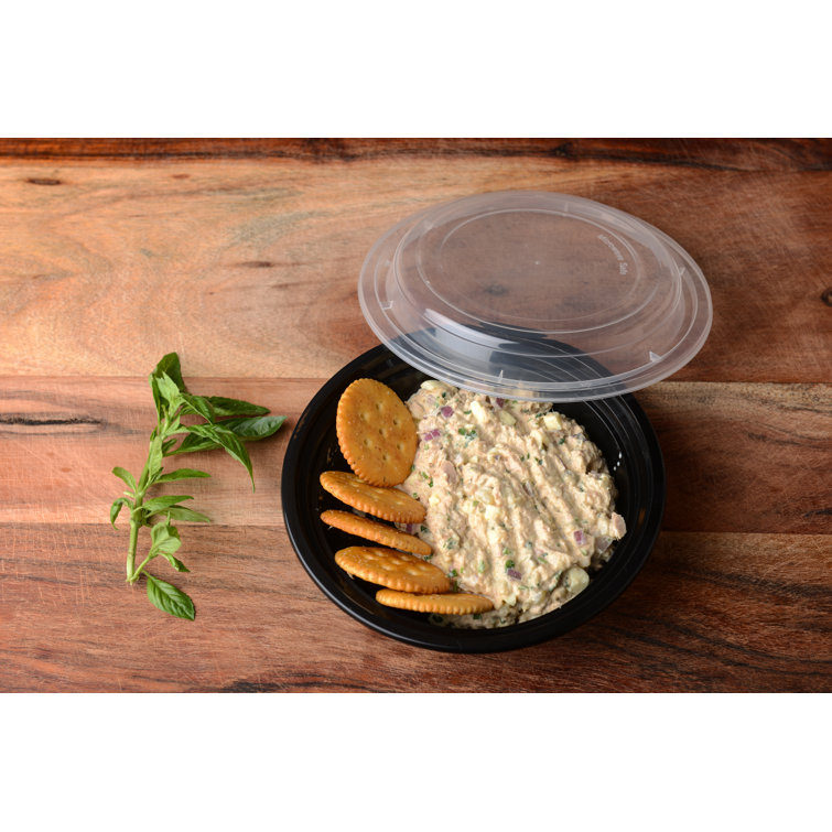 Prep & Savour Rectangle Prep Meal 38 Oz. Food Storage Container (Set Of 50)