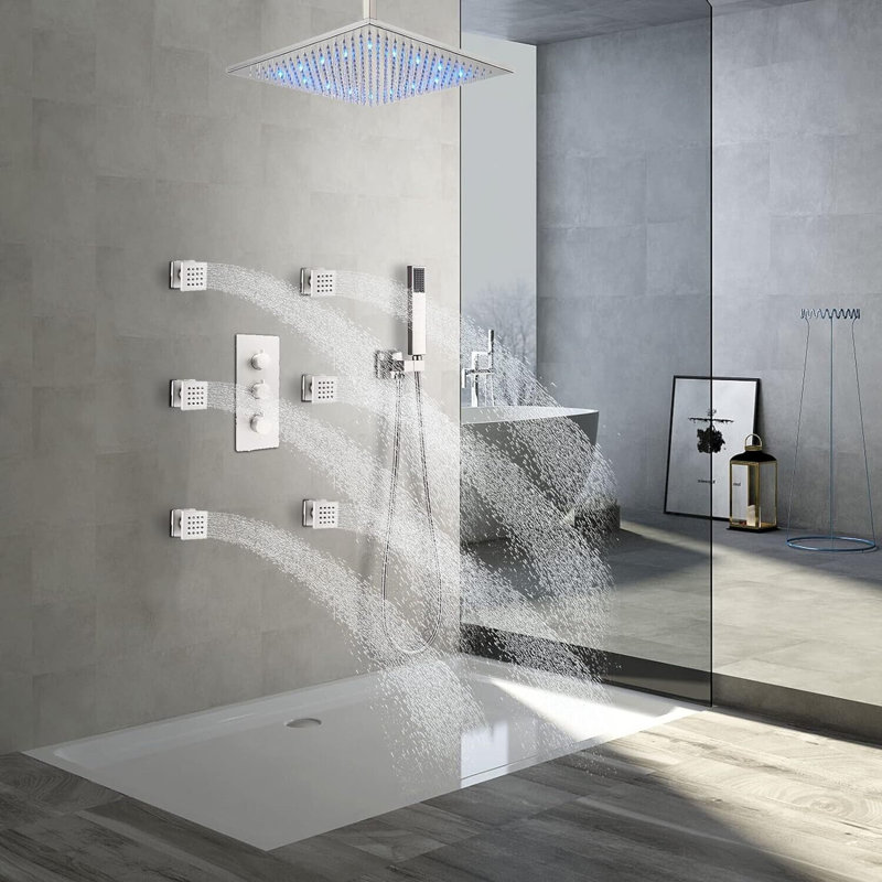 Complete Shower System with Rough in-Valve
