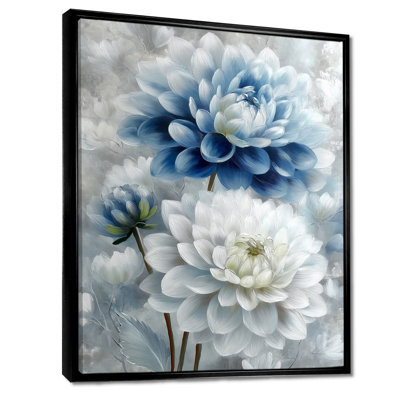 Beautiful Peony Meadows In England - pivoines, décoration murale, art floral encadré blanc