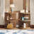Halethorpe Floor Shelf End Table with Storage