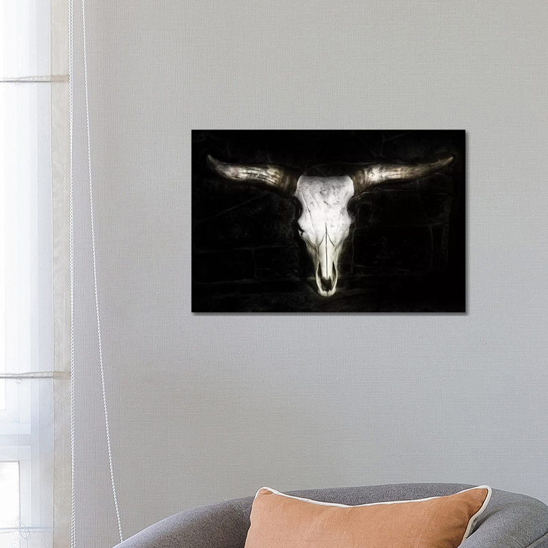 Cow Skull by PHBurchett - Wrapped Canvas Print, 66.04 cm H x 45.72 cm W x 1.91 cm D