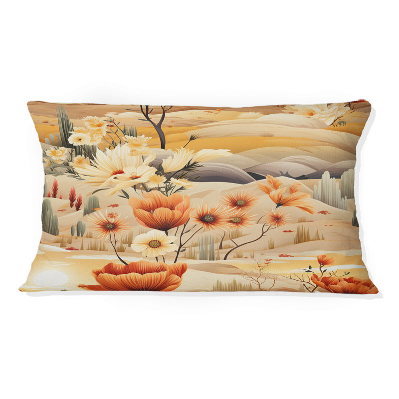 Floral Throw Pillow
