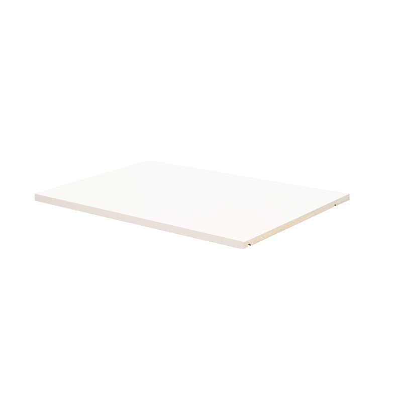 Tablette de porte d'armoire coulissante Pridemore, Blanc