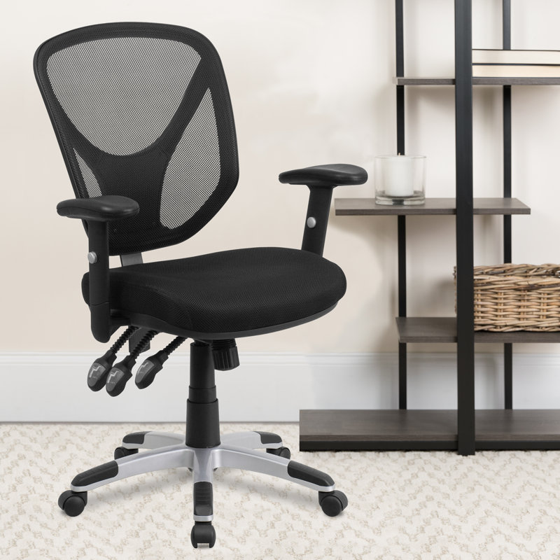 Bonavant Mid-Back Mesh Multifunction Swivel Task Office Chair with Adjustable Arms