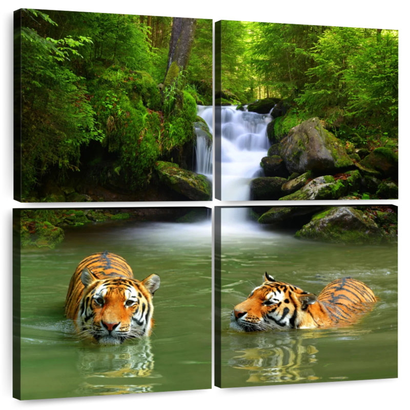 Brampt Tigers, 32" H x 32" W