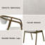 Chaise d'appoint Delina Chenille