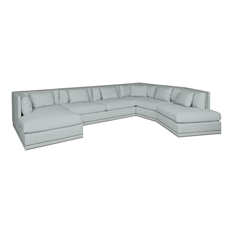 Michael Weiss 4-Piece Steadman II Sectional, Ian Haze, No