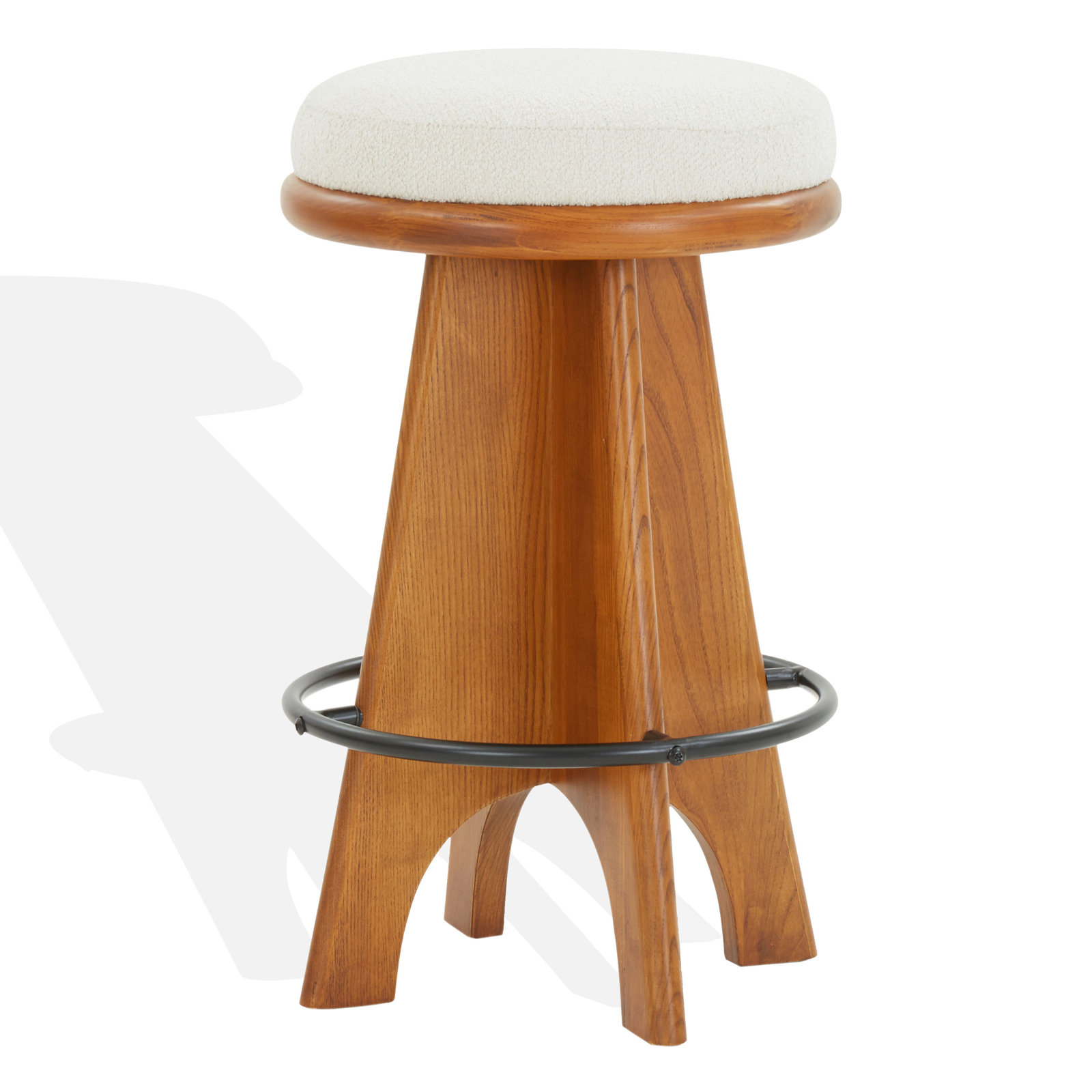 Tyrian Bar and Counter Stool, Walnut, Counter Stool (26” Seat Height)