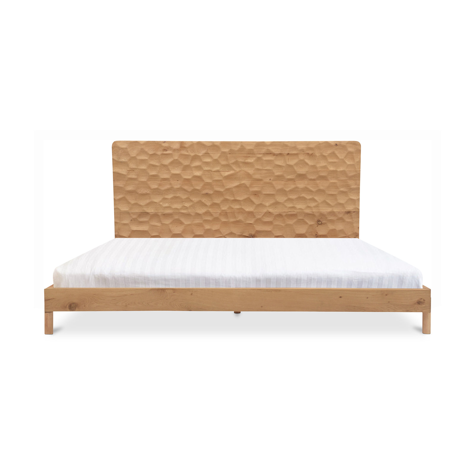Marsa Upholstered Bed, Brown, Queen