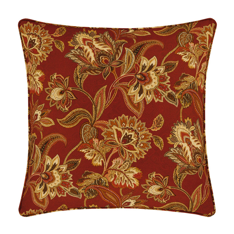 Montecito Red Euro Sham, Red