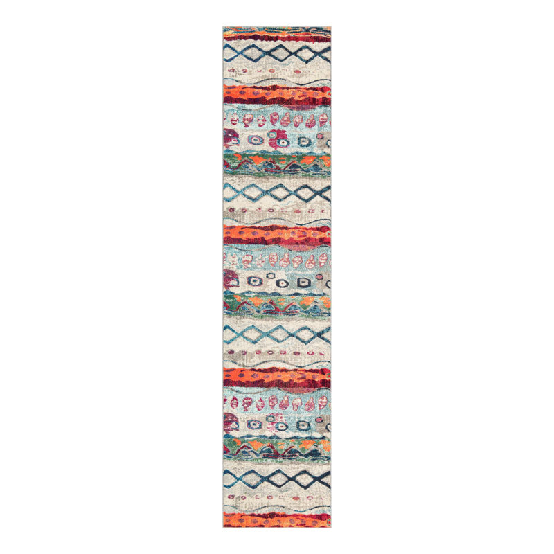 Washable Indoor Rug, Runner 2'7" x 12'