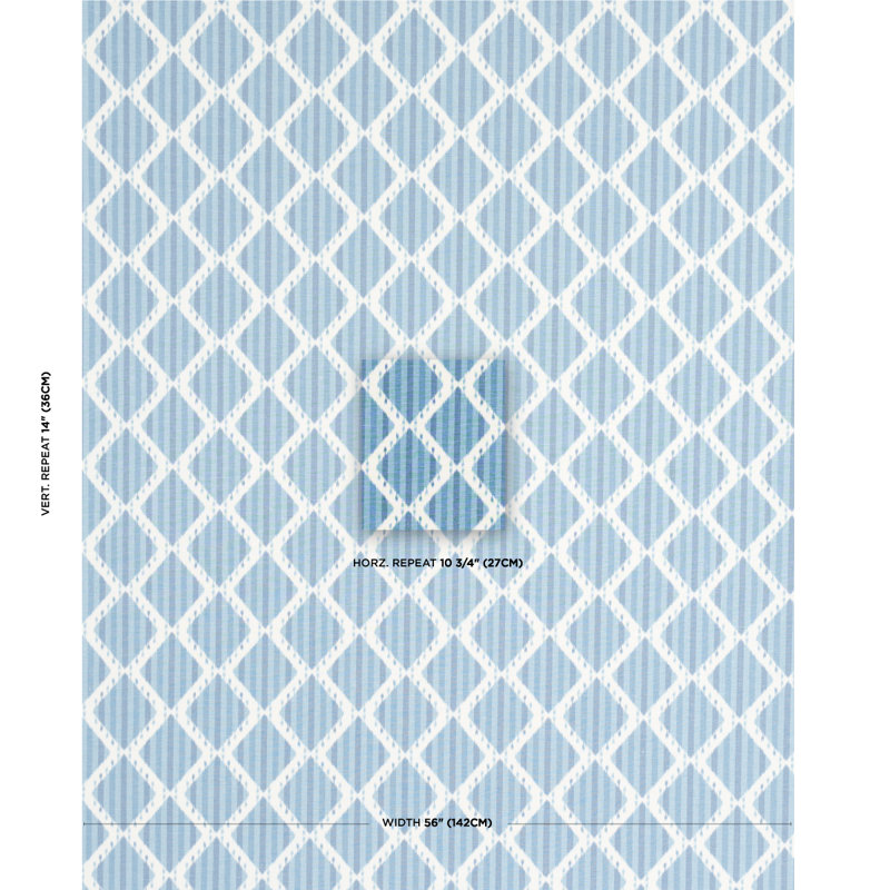 Kai Striped Ikat Fabric, Blue
