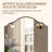 Scalloped Arch Bathroom Vanity Mirror with Curved Top | Stainless Steel Frame-586474608-570597437