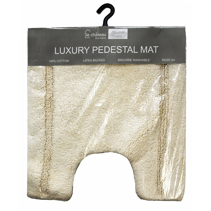Alvares Non-Slip Contour Mat, Cream