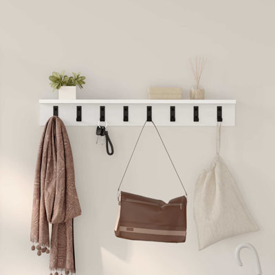 Wall-Mounted Coat Rack 80 X 10.5 X 10.5 Cm