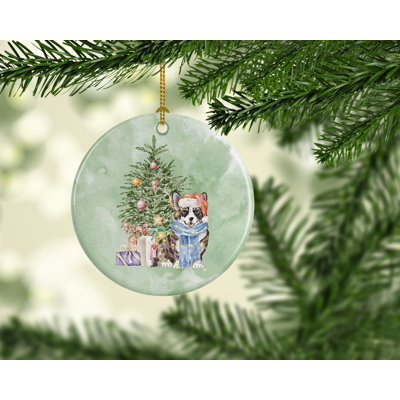 2.8'' Ceramic Hanging Figurine Ornament