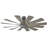 Windflower 12 - Blade Windmill Smart Ceiling Fan with Wall Control and LED Light Kit Included, Works With Alexa and iOS or Android App-32650335-32650334