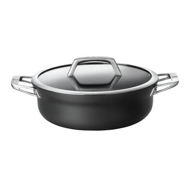 All-Clad HA1 Nonstick 6 Qt Dutch Oven Pan With Lid, Acacia Wood Trivet And  Spoon & Reviews