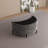 Half-moon Upholstered Storage Ottoman Bench-1203415626