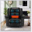 Fauteuil inclinable de massage en cuir respirant avec plusieurs modes de relaxation et une structure robuste pour un confort ultime-1829513769
