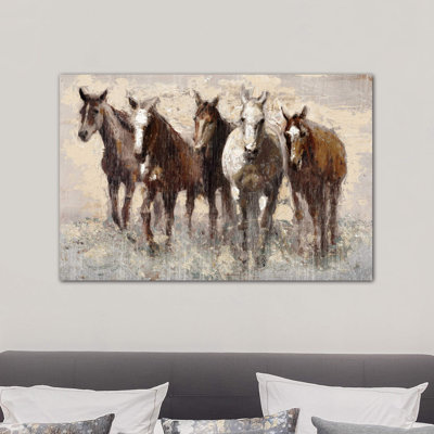 Harras by Edward Selkirk - Wrapped Canvas Painting
