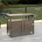 Grill Carts Outdoor Storage Cabinet With Wheels, Metal Outdoor Grill Table Kitchen Dining Table Cooking Prep BBQ Table For Patio, Kitchen Island, Home Party, Bar-1145743877