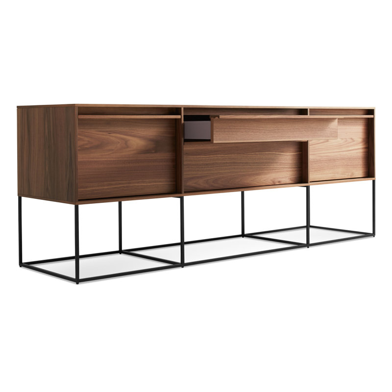 Rule 74'' W Console Table, Walnut