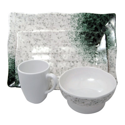 Piece Melamine Dinnerware Set