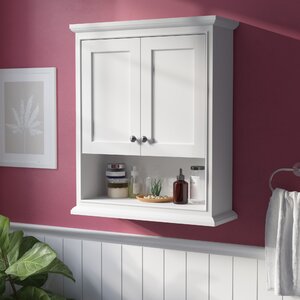 Deborah 25" W x 30" H x 9" D Wall Mounted Bathroom Cabinet