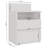 Taahir 2-Drawer Bedside Table with Open Shelf 40 cm Cashmere