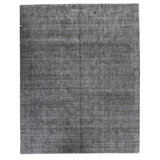 Wool Abstract Area Rug in Gray