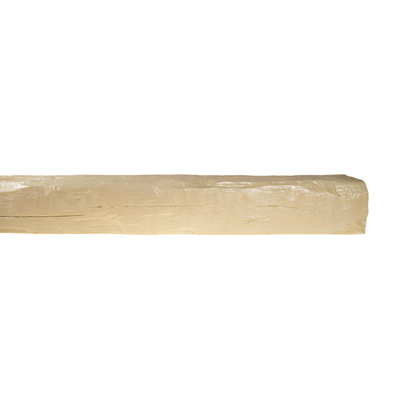 Poutre en faux bois H 4 3/4 po x l 4 3/4 po x P 186 po, Naturel