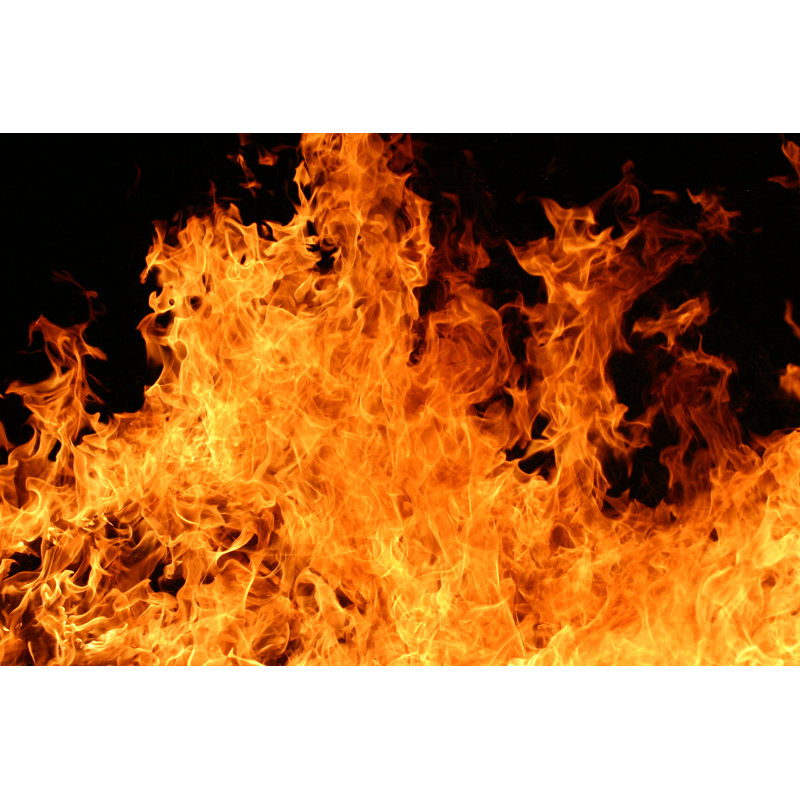 Fiery Blaze par Phrazer - Photographie sur toile tendue, H 8 po x l 12 po